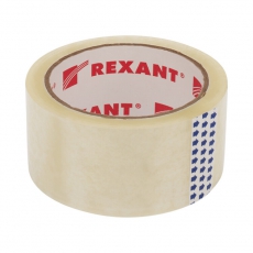 Скотч упаковочный 48 мм х 50 мкм, прозрачный, рулон 66 м | 09-4202 | REXANT