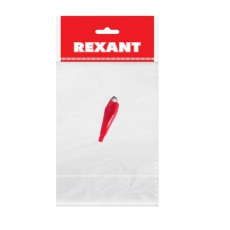 Зажим «крокодил» 5 А 56 мм в изоляторе | 16-0003 | REXANT