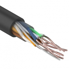 Кабель UTP  4PR  24AWG  CAT5e  305м  OUTDOOR | 01-0045 | REXANT