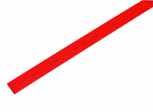 Термоусадочная трубка 10,0/5,0 мм, красная, упаковка 50 шт. по 1 м | 21-0004 | REXANT