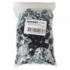 Комплект крепежа винт+шайба+гайка M6x16 | 04-2686 | REXANT