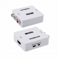 Конвертер HDMI на 3 RCA, пластик, белый | 17-6931 | REXANT