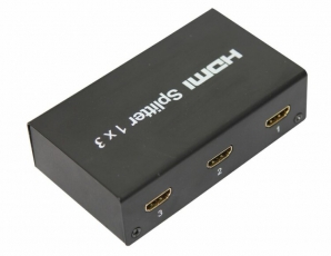 Делитель гнездо HDMI на 3 гнезда HDMI, металл | 17-6900 | REXANT
