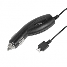 Автозарядка в прикуриватель для LG KG800/KG90 (АЗУ) (5 V, 700 mA) шнур спираль 1.2 м черная | 16-0252 | REXANT