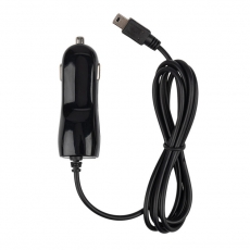 Автозарядка в прикуриватель microUSB (АЗУ) (5 V, 1000 mA) шнур спираль 1.2 м черная | 16-0250 | REXANT