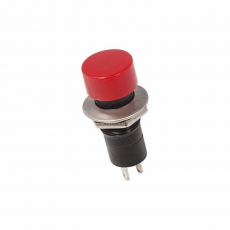 Выключатель-кнопка 250V 1А (2с) (ON)-OFF Б/Фикс красная | 36-3061 | REXANT