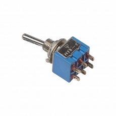 Тумблер 250V 3А (6c) ON-OFF-ON двухполюсный Micro | 36-4021 | REXANT