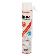 Пена монтажная всесезонная с трубочкой 65 л max | 89-0904 | REXANT