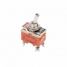 Тумблер 250V 15А (4c) ON-OFF двухполюсный | 36-4130 | REXANT