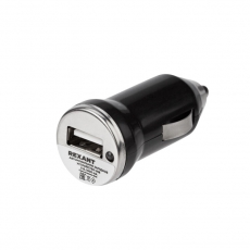 Зарядное устройство в прикуриватель REXANT USB, 5V, 1000mA, черное |16-0280 | REXANT