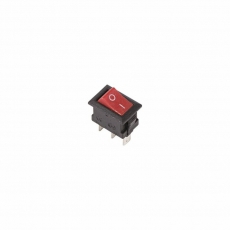 Выключатель клавишный 250V 3А (3с) ON-ON красный Micro | 36-2031 | REXANT