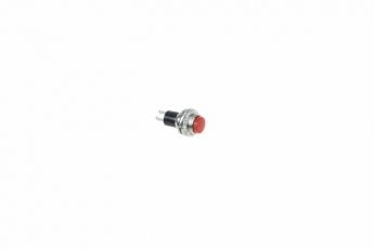 Выключатель-кнопка металл 220V 2А (2с) (ON)-OFF ?10.2 красная Mini | 36-3331 | REXANT