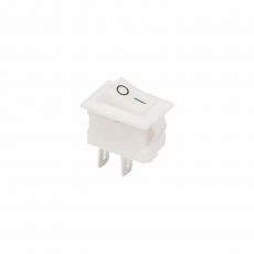 Выключатель клавишный 250V 3А (2с) ON-OFF белый Micro | 36-2012 | REXANT