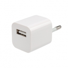 Сетевое зарядное устройство «Квадрат» USB (СЗУ) (1000 mA) белое | 18-1914 | REXANT