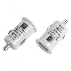 Автозарядка в прикуриватель USB (АЗУ) (5 V, 1000 mA) белая | 18-1921 | REXANT