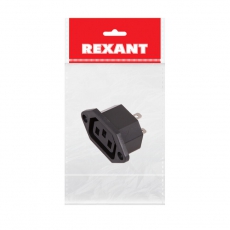 Сетевое гнездо на корпус (1 шт. ) (пакет БОПП) | 11-0002-9 | REXANT