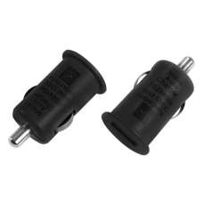 Автозарядка в прикуриватель USB (АЗУ) (5 V, 1000 mA) черная | 18-1920 | REXANT