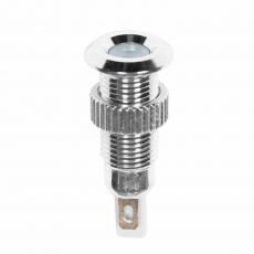Индикатор металл ?8 12В белый LED | 36-4719 | REXANT