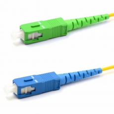 Патч-корд оптический переходной (SM), 9/125 (OS2), SC/APC-SC/UPC, (Simplex), PVC, 5м | 50-2053-1 | REXANT