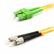 Патч-корд оптический переходной (SM), 9/125 (OS2), SC/APC-FC/UPC, (Duplex), PVC, 5м | 50-2857-1 | REXANT