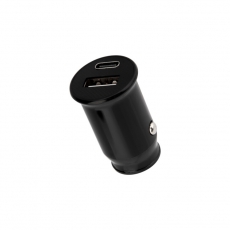 Автозарядка в прикуриватель REXANT АЗУ USB-A+USB-C, 2.4 A черная |18-2228 | REXANT