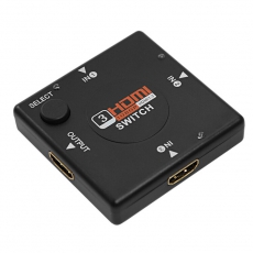 Переключатель гнездо HDMI на 3 гнезда HDMI, без питания, пластик | 17-6912 | REXANT