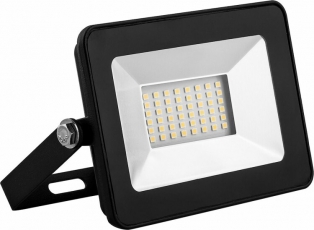 Прожектор светодиодный SFL90-20 2835SMD 20W 4000K AC220V/50Hz IP65, черный в компактном корпусе 126*27*85 мм | 55075 | SAFFIT