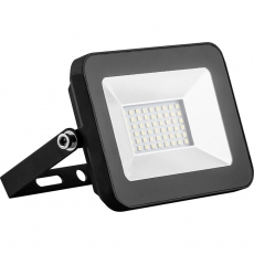 Прожектор светодиодный SFL90-20 2835SMD 20W 6400K AC220V/50Hz IP65, черный в компактном корпусе 126*27*85мм | 55064 | SAFFIT