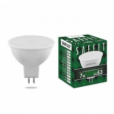 Лампа светодиодная SBMR1607 7W 6400K 230V GU5.3 MR16 | 55029 | SAFFIT