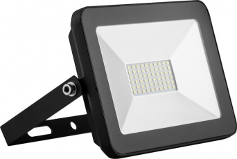 Прожектор светодиодный SFL90-30 2835SMD 30W 6400K AC220V/50Hz IP65, черный в компактном корпусе, 150*27*110 мм | 55065 | SAFFIT
