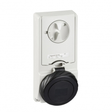 ПАНЕЛЬНАЯ РОЗЕТКА UNIKA С ДЕРЖ ПРЕДОХР 32A 3P-E 480-500 IP65 | 82198 | Schneider Electric