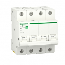RESI9 АВТОМАТИЧЕСКИЙ ВЫКЛЮЧАТЕЛЬ (АВ) С 25А 4P 6000A | R9F12425 | Schneider Electric