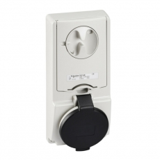 ПАНЕЛЬНАЯ РОЗЕТКА UNIKA С ДЕРЖ ПРЕДОХР 32A 3P-E 480-500 IP44 | 82148 | Schneider Electric