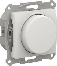 GLOSSA СВЕТОРЕГУЛЯТОР (диммер) повор-нажим, LED, RC, 315Вт, мех., БЕЛЫЙ | GSL000130 | Schneider Electric