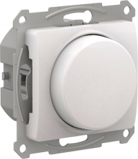 GLOSSA СВЕТОРЕГУЛЯТОР (диммер) повор-нажим, LED, RC, 315Вт, мех., ПЕРЛАМУТР | GSL000630 | Schneider Electric