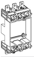 3П КОМПЛ.ЦОКОЛЯ 100-250А (ВЫКЛ.60ММ) | EZEPLUG3L | Schneider Electric