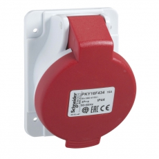 КАБ РОЗ БСТР УГЛ 16А 2P-E 380-415 IP44 | PKY16F433 | Schneider Electric