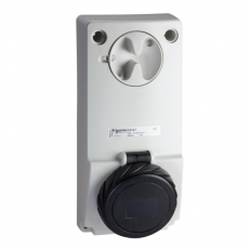 ПАНЕЛЬНАЯ РОЗЕТКА UNIKA Б/ЗАЩ 16A 3PE 480-500 IP65 | 82087 | Schneider Electric