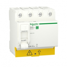 RESI9 ВЫКЛЮЧАТЕЛЬ ДИФФЕРЕНЦИАЛЬНОГО тока (УЗО) 63А 4P 30мА тип A | R9R61463 | Schneider Electric