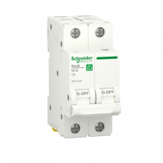 RESI9 АВТОМАТИЧЕСКИЙ ВЫКЛЮЧАТЕЛЬ (АВ) С 6А 2P 6000A | R9F12206 | Schneider Electric
