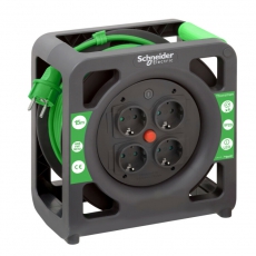 Удлинитель катушечный Thorsman 4 роз 15м 3х1.0 IP20 | IMT33135 | Schneider Electric