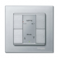 SM,2 КН. ВЫКЛ PLUS, АЛЮМ | MTN627660 | Schneider Electric