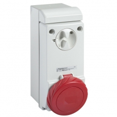 ПАНЕЛЬНАЯ РОЗЕТКА UNIKA Б/ЗАЩ 32A 2PE 380-415 IP65 | 83095 | Schneider Electric