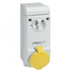 НАСТЕННАЯ РОЗЕТКА UNIKA Б/ЗАЩ 16A 3PE 100-130 IP44 | 83029 | Schneider Electric