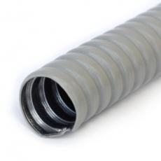 Металлорукав в ПВХ оболочке серый МРПИ-38 (25м/уп) | PR04.0253 | Строитель