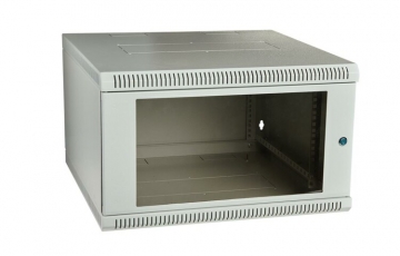 Шкаф телекоммуникационный настенный разборный 19”,9U(600x350), ШТ-НСр-9U-600-350-С дверь стекло ССД | 130411-00554 | СВЯЗЬСТРОЙДЕТАЛЬ