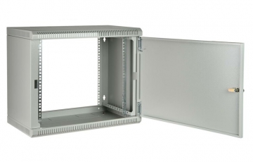 Шкаф телекоммуникационный настенный разборный 19”,18U(600x350), ШТ-НСр-18U-600-350-М дверь металл ССД | 130411-00582 | СВЯЗЬСТРОЙДЕТАЛЬ