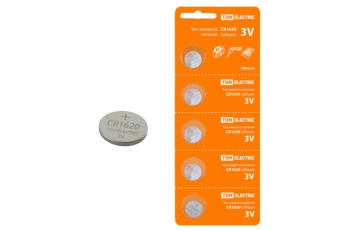 Элемент питания CR1620 Lithium 3V BP-5 | SQ1702-0026 | TDM