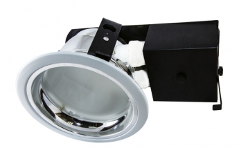 Светильник встраиваемый под лампу ЛВО 04 Downlight 2х20Вт КЛЛ Е27 IP20 | SQ0342-0028 | TDM