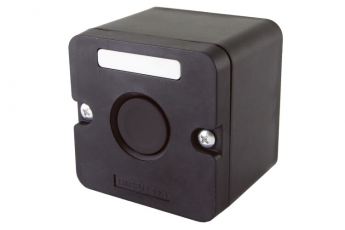 Пост кнопочный ПКЕ 222-1 черный IP54 | SQ0742-0020 | TDM